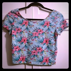 H&M Hawaiian Crop Top